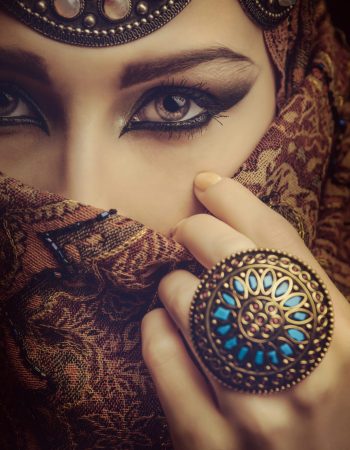 Portrait of a beautiful arabic woman